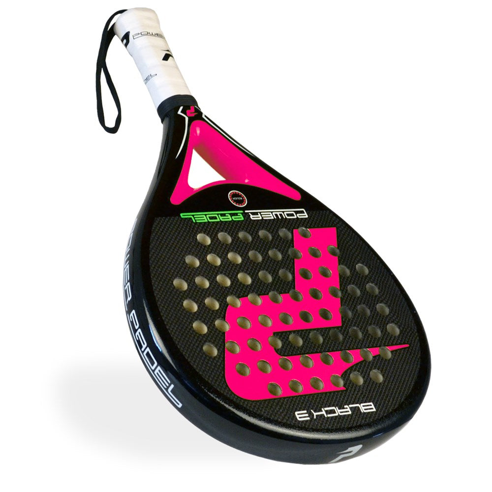 Power Padel Black 3 Fuchsia New